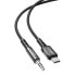 Фото #2 товара Kabel przewód audio AUX USB-C - 3.5mm mini jack 1.2m czarny