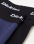 Dickies 2 pack trunks in navy/black