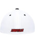 Men's White, Black Louisville Cardinals On-Field Baseball Fitted Hat