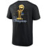 Фото #2 товара Men's Black Golden State Warriors 2022 NBA Finals Champion Roster Signature T-Shirt