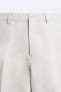 100% LINEN SUIT TROUSERS