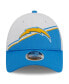 Фото #3 товара Men's White, Powder Blue Los Angeles Chargers 2023 Sideline 9FORTY Adjustable Hat