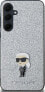 Karl Lagerfeld Etui Karl Lagerfeld KLHCSA55GCNPSG Samsung Galaxy A55 hardcase Fixed Glitter Choupette Logo Metal Pin srebrny/silver