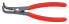 KNIPEX 49 21 A41 - Circlip pliers - Chromium-vanadium steel - Plastic - Red - 30.5 cm - 601 g