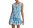 Фото #1 товара Poupette St Barth Womens Alba Pintuck Short Mini Dress Blue Size XS