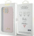 Фото #8 товара Guess Guess GUHCP15SSMBSLP iPhone 15 6.1" różowy/pink hardcase Silicone Script Metal Logo & Frame