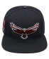 Фото #2 товара Men's Black Maryland Eastern Shore Hawks Arch Over Logo Evergreen Snapback Hat