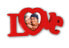 Фото #1 товара Оргтехника рамка для фото Zep PEPE - Красная - Стол - 10 x 10 см - Сердце - Портретный
