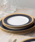 Odessa Cobalt Gold Set of 4 Salad Plates, Service For 4