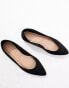 New Look pointed flat shoe in black