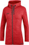 Фото #1 товара Jako Jas Met Capuchon Premium Basics Dames Rood Gemeleerd Maat 40