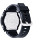 ფოტო #2 პროდუქტის Men's Analog-Digital Black IP with Black Resin Strap G-Steel Watch 51x53mm GSTS100G-1B