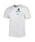 Фото #3 товара Men's White Michigan State Spartans Team Practice Performance T-shirt