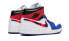 Фото #6 товара Кроссовки Nike Air Jordan 1 Mid Multi-Color Swoosh (Белый, Синий)