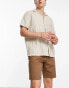 French Connection chino shorts in light brown Коричневый, S - фото #3