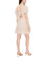 ფოტო #4 პროდუქტის Women's Short Sleeve Square Neck Tie Back Dress