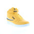 Fila A-High 1CM00540-703 Mens Yellow Leather Lifestyle Sneakers Shoes