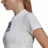 Фото #3 товара Футболка с коротким рукавом женская Adidas Primeblue D2M Logo Sport Белый