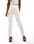 Mango mom jeans in white