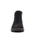 Clarks Sharon Ease 26161926 Womens Black Wide Suede Ankle & Booties Boots 9