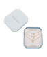 Фото #2 товара Unwritten 14K Gold Flash-Plated 3-Pieces Genuine Mother Of Pearl Heart and Cross Layered Pendants Set