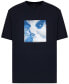Фото #4 товара Men's Short Sleeve Cotton Jersey Box Logo T-Shirt