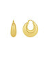 18K Gold Plated or Silver Plated Hoop Earring