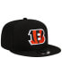 Фото #4 товара Men's Black Cincinnati Bengals 9FIFTY Snapback Hat