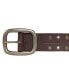 Фото #2 товара Men's Grommet and Stud Leather Belt