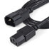 Фото #8 товара 1m (3ft) Power Extension Cord - C14 to C13 - 10A 125V - 18AWG - Computer Power Cord Extension - IEC-320-C14 to IEC-320-C13 AC Power Cable Extension for Power Supply - UL Listed - 1 m - C14 coupler - C13 coupler - SVT - 250 V - 5 A