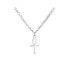 Фото #1 товара Mini Small Religious Key To Life Egyptian Ankh Cross Pendant Necklace For Women Sterling Silver