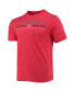 ფოტო #3 პროდუქტის Men's Navy, Red Washington Nationals Meter T-shirt and Pants Sleep Set