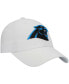 Фото #5 товара Women's White Carolina Panthers Miata Clean Up Logo Adjustable Hat