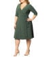 Фото #2 товара Платье женское KIYONNA Essential Wrap с 3/4 рукавами