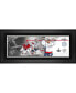 Фото #1 товара Braden Holtby Washington Capitals 2018 Stanley Cup Champions Framed 10" x 30" Panoramic with Piece of Game-Used Net