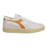 Фото #1 товара Diadora Mi Basket Row Cut Lace Up Mens White Sneakers Casual Shoes 176282-C9597