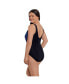 Women's Belted Surplice One-Piece Swimsuit