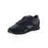 Фото #4 товара Reebok Classic Nylon Mens Black Suede Lace Up Lifestyle Sneakers Shoes
