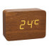 Фото #6 товара TFA 60.2549.08 - Digital alarm clock - Rectangle - Brown - Plastic - °C - Battery