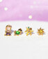 ფოტო #3 პროდუქტის Crystal Multi-Color Disney Princess Tangled Stud Earring Set