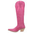 Фото #3 товара Dingo Thunder Road Embroidered Snip Toe Cowboy Womens Pink Casual Boots DI597-5