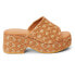 Фото #1 товара BEACH by Matisse Cruz Platform Womens Brown Casual Sandals CRUZ-323