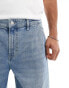 Фото #5 товара Cotton On carpenter baggy jean in silver blue