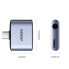 Фото #4 товара Adapter audio do słuchawek mikrofonu ładowania USB-C miniJack 3.5mm szary