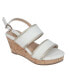 Фото #1 товара Big Girl's Casual Wedge with Shimmer Detail Binding Polyurethane Sandals