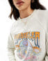 Фото #3 товара Wrangler vintage print sweatshirt in ecru