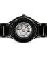 Unisex Swiss Automatic True Secret Black Ceramic Bracelet Watch 40mm