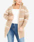Фото #1 товара Plus Size Skye Stripe Cardigan Sweater