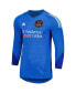 Фото #3 товара Men's Blue Houston Dynamo FC 2023 Goalkeeper Long Sleeve Replica Jersey