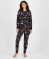 ფოტო #2 პროდუქტის Family Pajamas Women's Spooky Mix Printed Cotton Pajamas, Created for Macy's